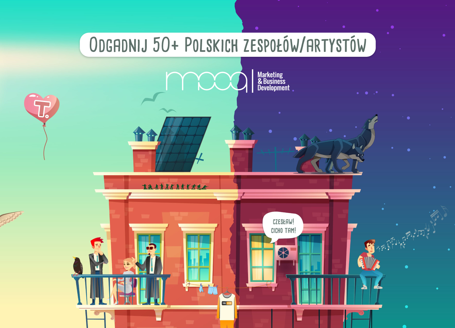 Odgadnij polskie zespoły i muzyków.